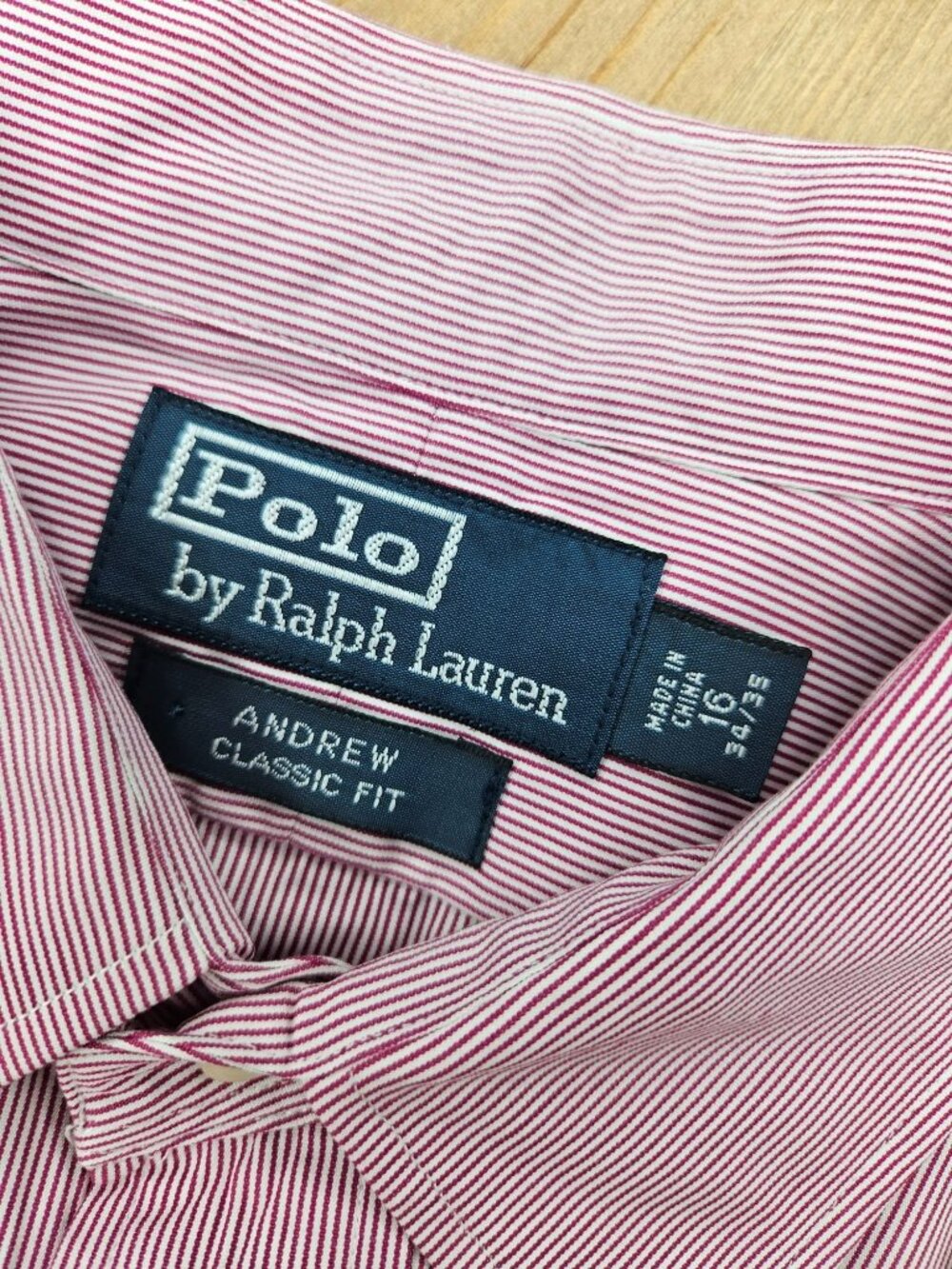Polo Ralph Lauren Andrew Classic Dress Shirt 16-32/33 Large - Picture 5 of 8